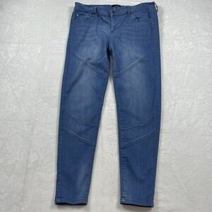 Celebrity Pink Jeans Women's Sz 13/31 Mid Rise Skinny Stylish Moto Panel Denim